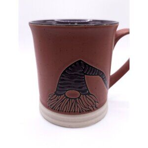 Ceramic Gnome Coffee Mug With Purple Interior - Microwave & Dishwasher Safe 14 O